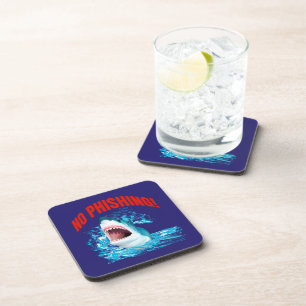 Dessous-de-verre Requin Anti-Phame Drôle