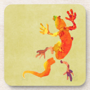 Dessous-de-verre Réreptile de lézard éco-gecko