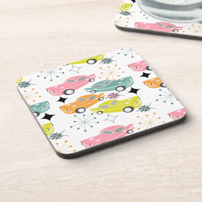 Dessous-de-verre Retro Cars Atomic Starburst Modern Century (Côté gauche)