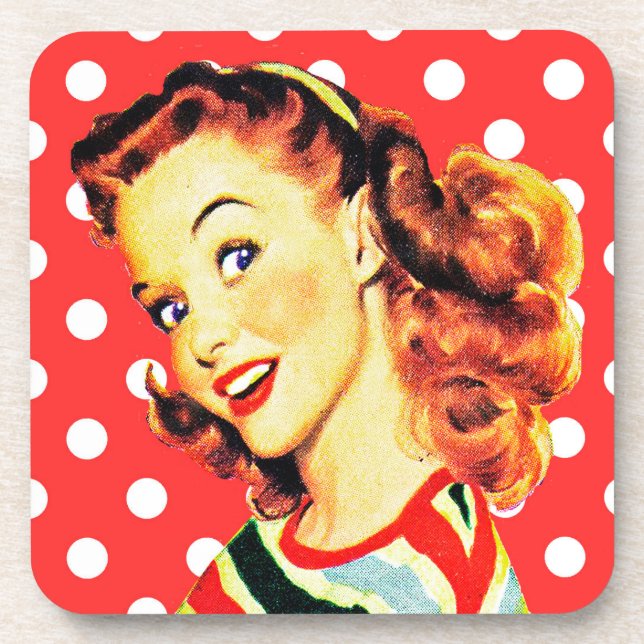 Dessous-de-verre Rétro Housewife (Devant)