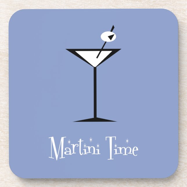 Dessous-de-verre Retro Martini (Devant)