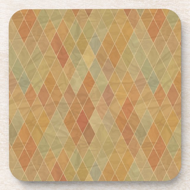 Dessous-de-verre Rétro motif géométrique 2 (Devant)