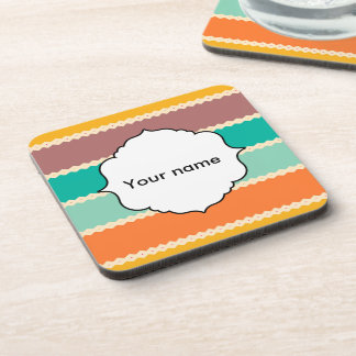 Dessous-de-verre Rhombus lignes conception abstraite