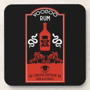 Dessous-de-verre rhum vaudou des Caraïbes