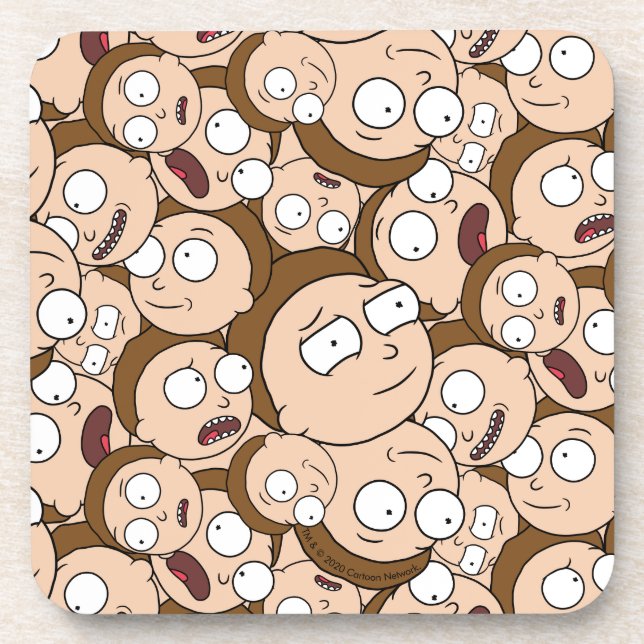 Dessous-de-verre RICK ET MORTY™ | Morty's Moods (Devant)