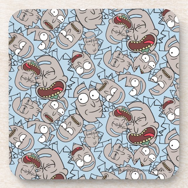 Dessous-de-verre RICK ET MORTY™ | Rick's Moods (Devant)