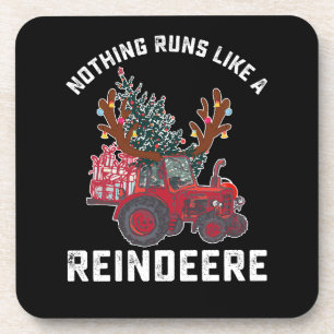 Dessous-de-verre Rien Ne Fonctionne Comme Un Reindeere Tractor