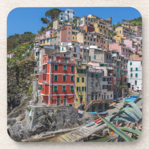 Dessous-de-verre Riomaggiore Cinque Terre Ligurie Italie