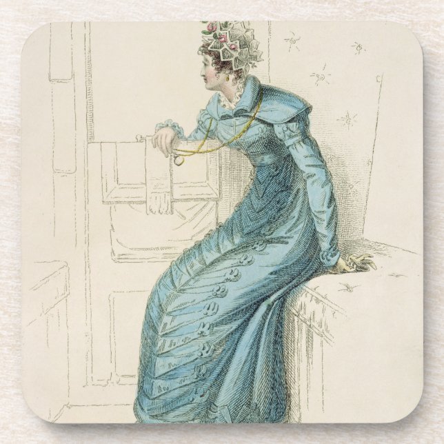 Dessous-de-verre Robe de chariot, plat de mode du représentant (Devant)