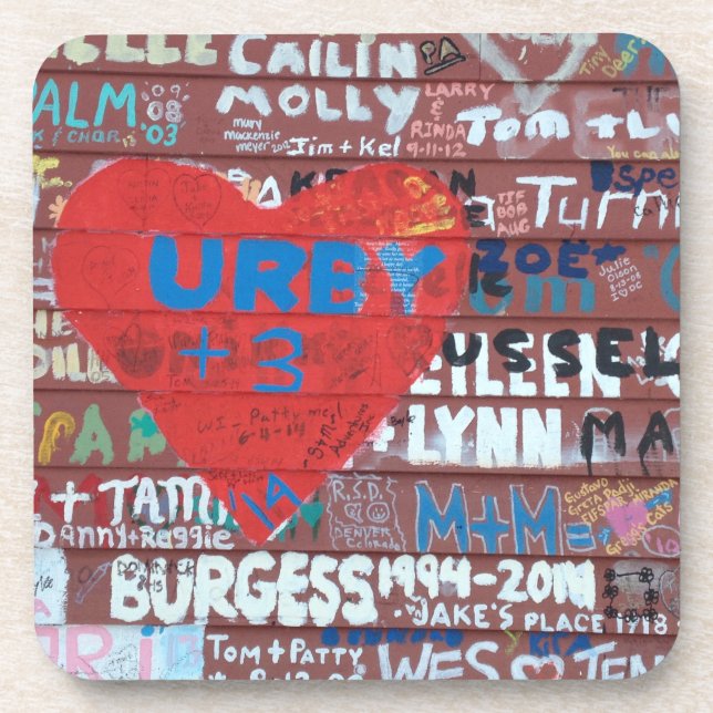 Dessous de verre robustes de galerie du comté de (Devant)