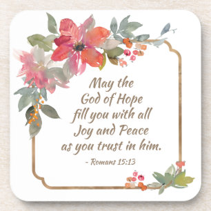 Dessous-de-verre Romans 15:13 God of Hope