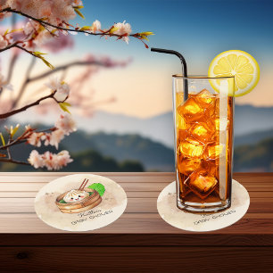 DESSOUS DE VERRE ROND 