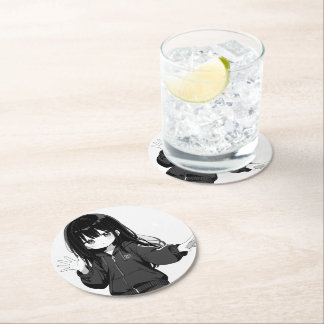 DESSOUS DE VERRE ROND じとめ堂のコースター