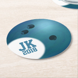 Dessous De Verre Rond 05sur12 Disposable Bowling Ball Custom Party