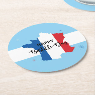Dessous De Verre Rond 14 juillet 14 juillet France National