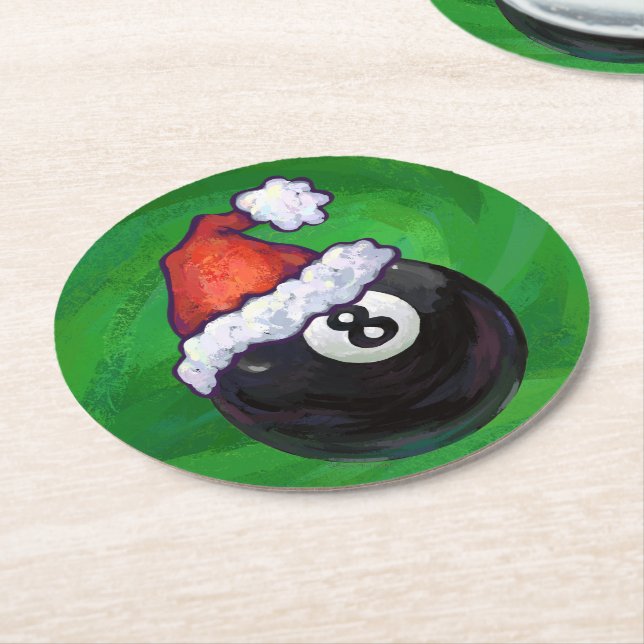 Dessous De Verre Rond 8 Noël de bal (Incliné)