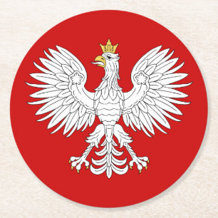 Dessous De Verre Rond Aigle polonais