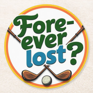 Dessous De Verre Rond Amusant Golf Design : Forever Lost?