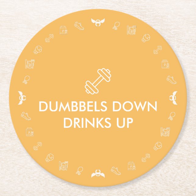 Dessous De Verre Rond Angel Fitness Collab (Devant)