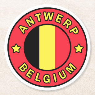 Dessous De Verre Rond Anvers Belgique