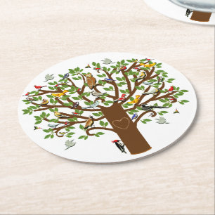 Dessous De Verre Rond Arbre Généalogique