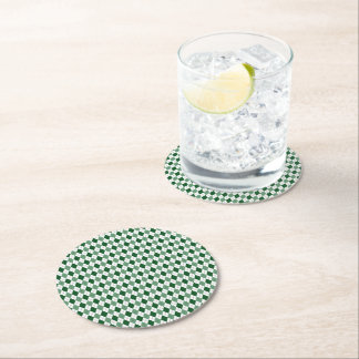 Dessous De Verre Rond Argyle Pattern