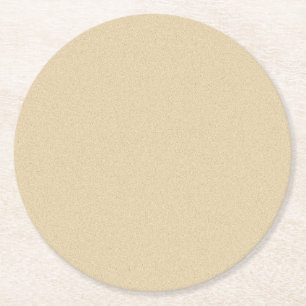 Dessous De Verre Rond Arrière - plan de sable naturel doux