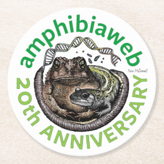 Dessous De Verre Rond #ArtYourAmphibian2020 - Nina McDonnell
