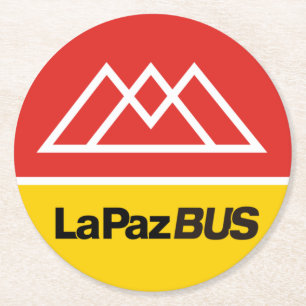 Dessous De Verre Rond autobus La Paz