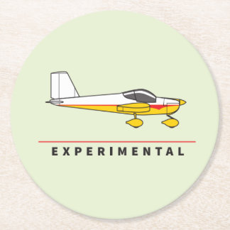Dessous De Verre Rond Avion expérimental