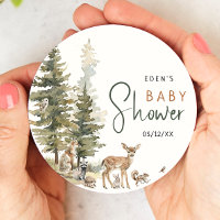 Baby shower des animaux forestiers