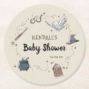 Dessous De Verre Rond Baby shower HARRY POTTER™