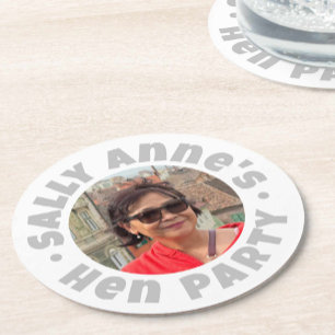 Dessous De Verre Rond Bachelorette Hen