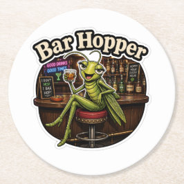 Dessous De Verre Rond Bar Funny