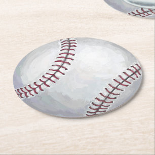 Dessous De Verre Rond Base-ball