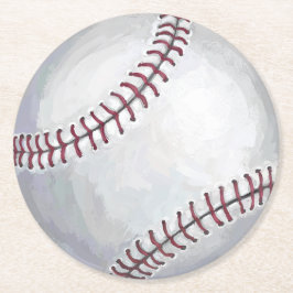 Dessous De Verre Rond Base-ball