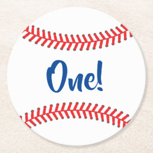 Dessous De Verre Rond Baseball Club Sports 1er Anniversaire