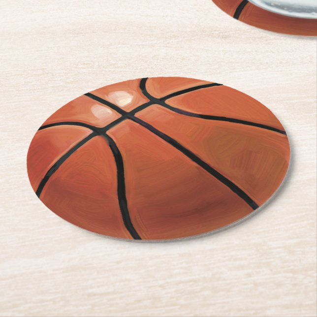 Dessous De Verre Rond Basket (Incliné)