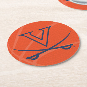 Dessous De Verre Rond Basketball des Cavaliers de Virginie