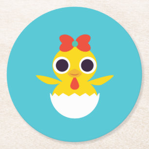 Dessous De Verre Rond Bayla le poussin