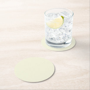 Dessous De Verre Rond Beige