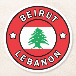 Dessous De Verre Rond Beyrouth Liban
