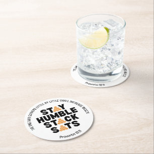 Dessous De Verre Rond Bitcoin RESTER HUMBLE PILE SATS Crypto