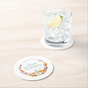 Dessous De Verre Rond Bon thanksgiving Delicate Fall Wreath