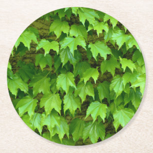 Dessous De Verre Rond Boston Ivy