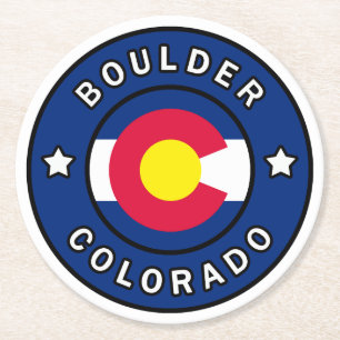 Dessous De Verre Rond Boulder Colorado