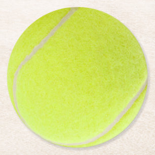 Dessous De Verre Rond Boule de tennis personnalisable