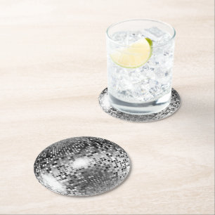 Dessous De Verre Rond Boule Disco