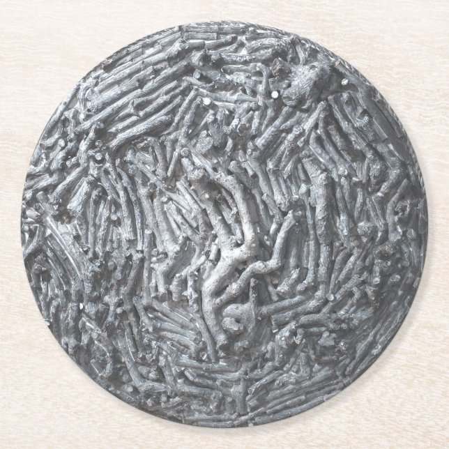 Dessous De Verre Rond Bouts : Lune (Devant)