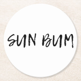 Dessous De Verre Rond Bum de soleil